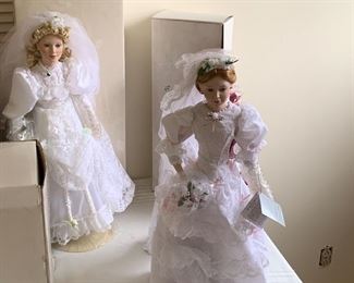 Danbury Mint Bride Dolls