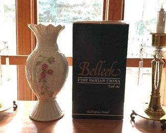 Belleek China Diana Vase