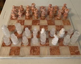 Agate Chess Set