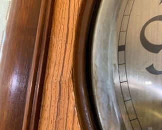 #87		Grandfather Clock   w/Star Inlay  17x9.5x86   (as is Veneer)	 $75.00 
