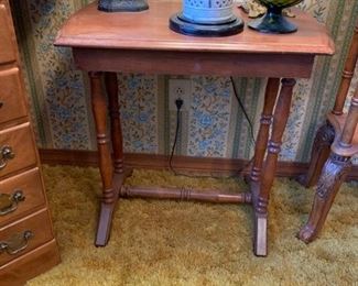 #95		End Table w/Trestle Legs  24x17x26	 $45.00 
