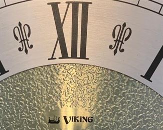 #101		Grandmother Clock Viking Oak w/3 weights & pendulum  15x10x75	 $75.00 
