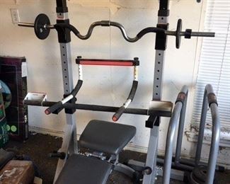 Bench weight set