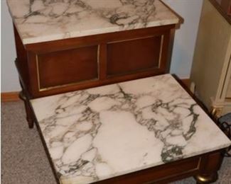 Marble top end table