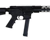 M-215 9 MM Pistol With Shoulder Brace & 30 Round Magazine Made by I.O. Buyers of the post year 1915 modern weapons must first pass a background check as required by law.