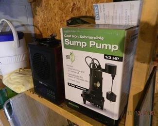 new sump pump