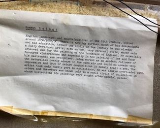 English Landscape by Ernest Laning 1850-1895