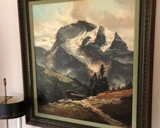 Mountain Landscape by Lemke 