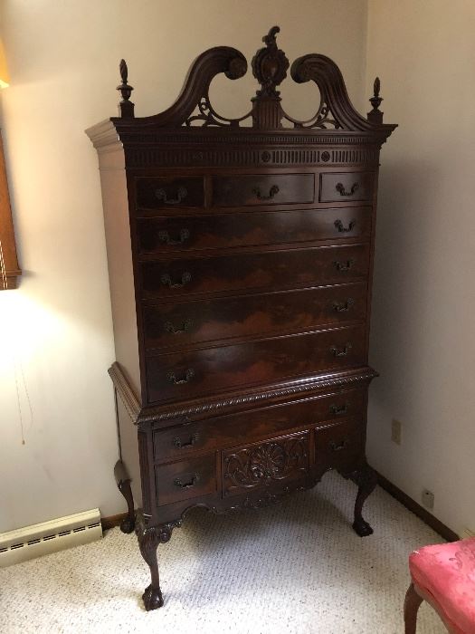 Quality Chippendale Highboy 
