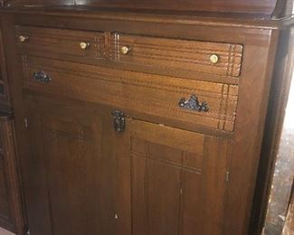 Antique Walnut Sideboard/Buffet