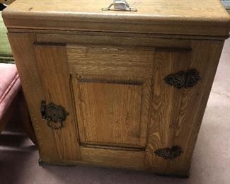 Small Antique Ice Chest