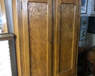 Antique Oak Wardrobe