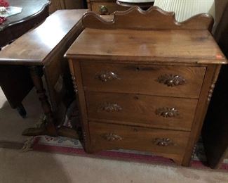 Victorian Walnut Commode