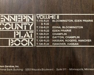 Hennepin County Plat Books