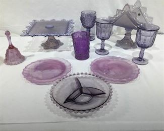 Westmoreland, Fenton & Purple Glassware 10 Pcs https://ctbids.com/#!/description/share/278061