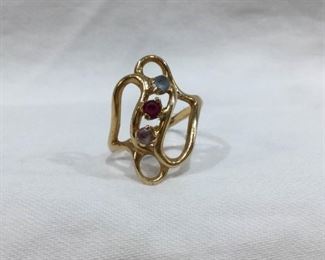 14K Plumb Gold Ring Vintage https://ctbids.com/#!/description/share/278082