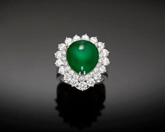 LOT987 Imperial Green Jadeite Ring