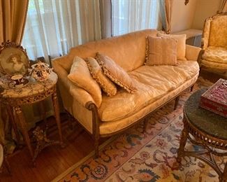 Early 20th c. Louis XVI Style Sofa w Down