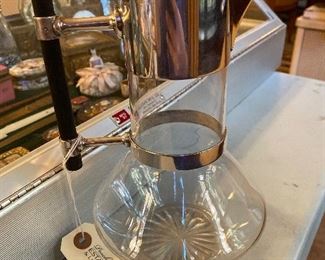 Hukin & Heath English Silverplated Claret Jug- Last Quarter 19th c. Designed by Christopher Dresser