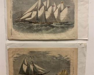 Vintage pages from Harper's Weekly - Yachts https://ctbids.com/#!/description/share/279460