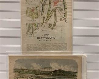 Pair of Vintage Gettysburg pages https://ctbids.com/#!/description/share/279467