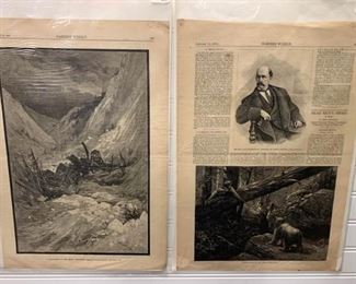 Vintage pages from Harper's Weekly https://ctbids.com/#!/description/share/279468