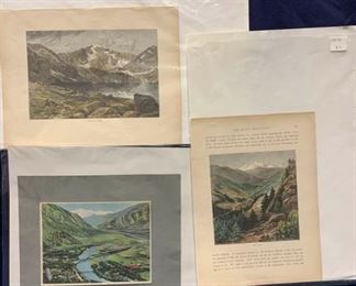 Vintage Prints-The Rocky Mountains & More https://ctbids.com/#!/description/share/279472