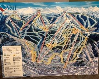 Vail Ski area matted poster https://ctbids.com/#!/description/share/279479