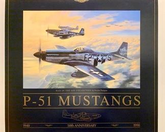 War in the Air Collection by Nicolas Trudgian P-51 Mustangs #2 https://ctbids.com/#!/description/share/279393