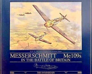 Print by Nicolas Trudgian - Messerschmitt Me109s No 1 https://ctbids.com/#!/description/share/279399