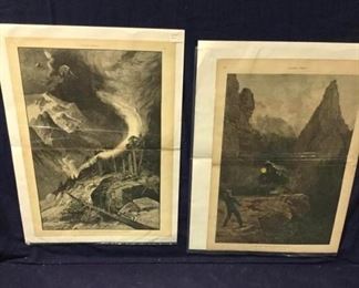 Pair of Harper's Weekly Prints https://ctbids.com/#!/description/share/279493