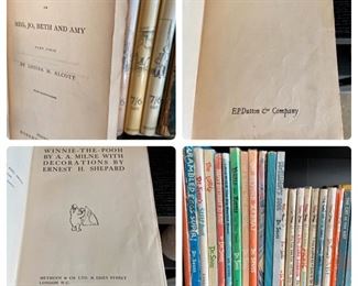 1800s Little Women, First Edition Winnie the Poohs (US and UK), and First Edition Dr. Seuss