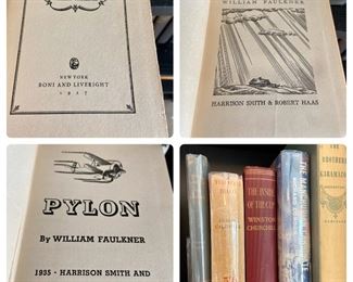 Lots of First Edition William Faulkner titles