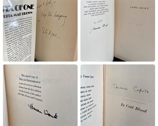 More Signed (Rita Mae Brown, James Boyd, Herman Wouk, Truman Capote)
