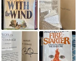 Lots Signed (Margaret Mitchell, Barack Obama, Stephen King)