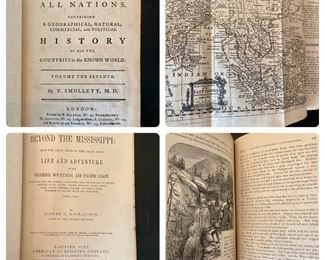 Lots of collectible books from the 1800s (some First Editions)