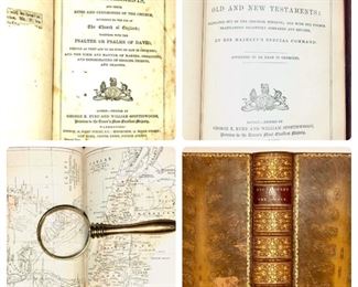 Rare Old Bibles and other religious books (1700s and 1800s)