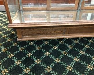 Detail of Oak Showcase