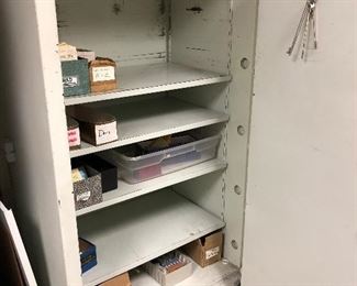 Interior of large safe