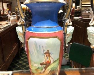 Very Large Old Paris Vase