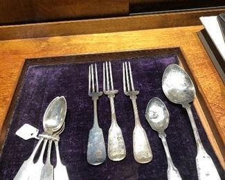 Coin Silver marked Hobbs from Selma