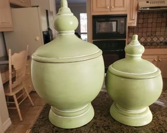 Urn for father, much smaller urn for mother that is only 4 foot ten on a good day. Hey I am only speaking from experience.