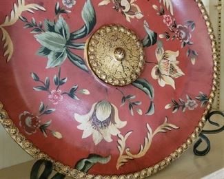 Decorative Plate. Not for food Consumption, but this is the size I use for breakfast.