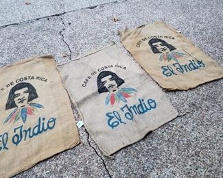 Coffee Bean bags. Wrap your tropical trees with these. They're burlap