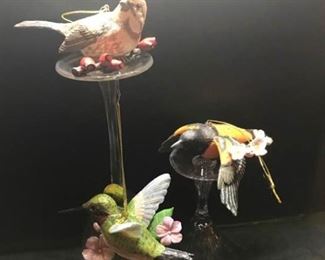 Three Danbury Mint Birds