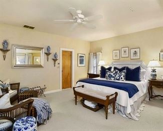 Bed is spectacular - all custom upholstered quilted headboard