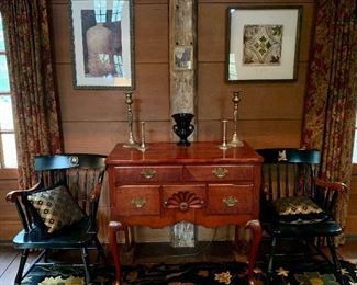Country Club Chairs, art and decor - the house is FULL!