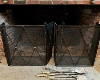 Great big fireplace screens