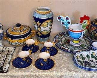Assorted colorful ceramics!