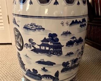 Asian inspired garden stool (2)